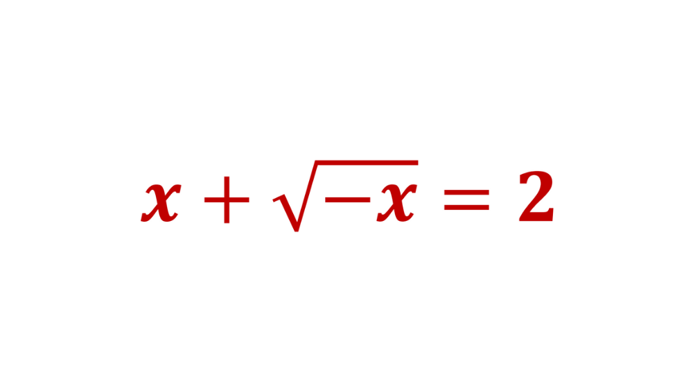 Real or Imaginary? Solve This Equation!