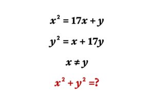 Read more about the article Algebra Problem: System of Quadratic Equations in Two Variables