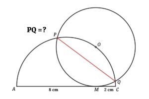 Read more about the article How to Find the Length of the Chord? Common to Semicircle and Circle