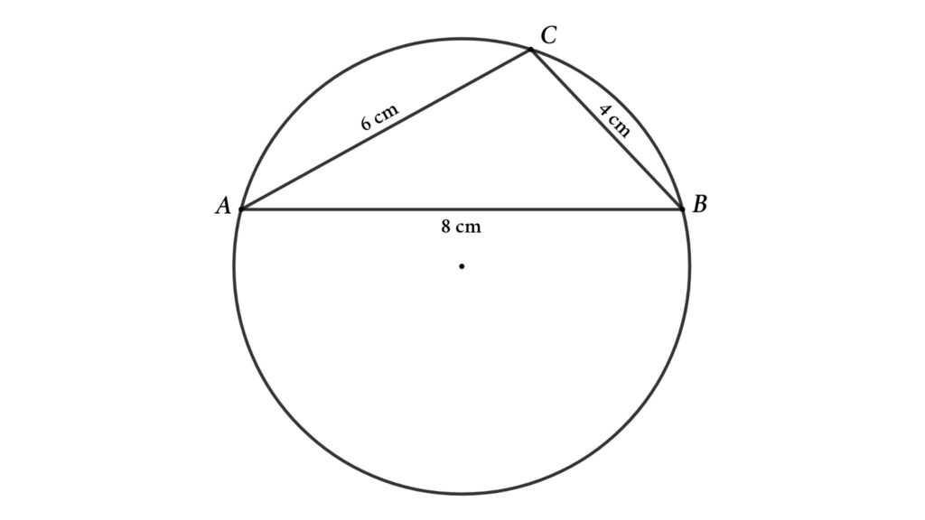 Triangle and circle math problems