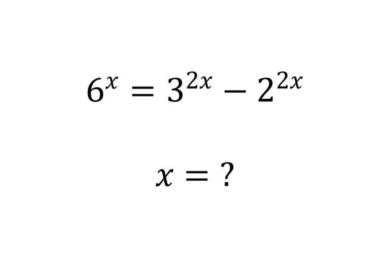 Algebra Math Problems: How to Solve the Exponential Equation?