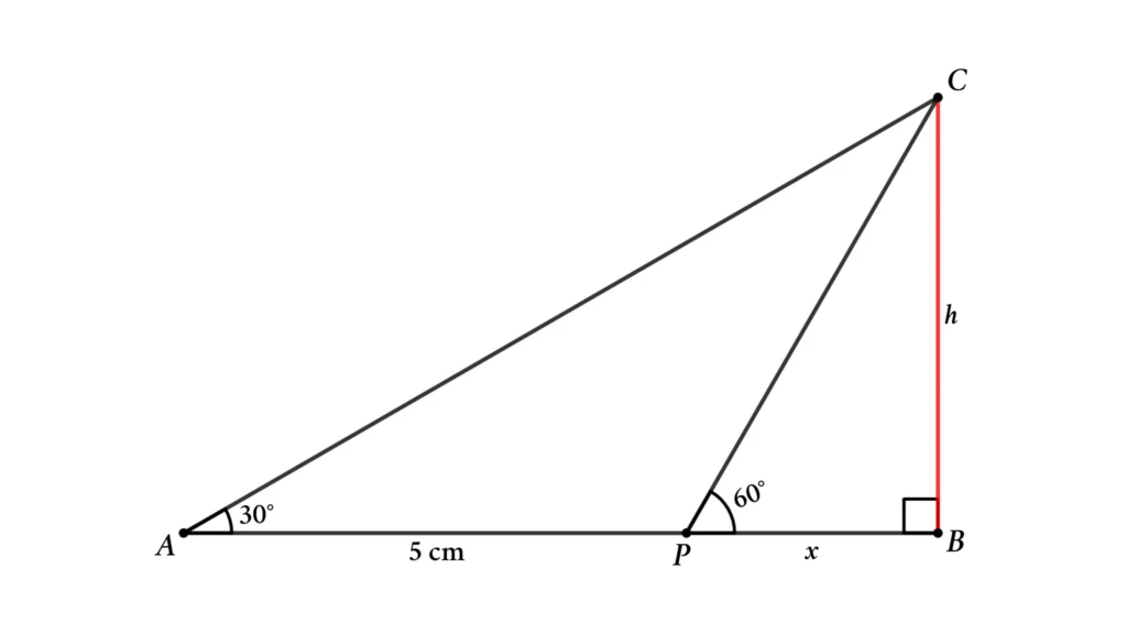 Trigonometry Math Problems with Triangles 5: Find the area of the triangle