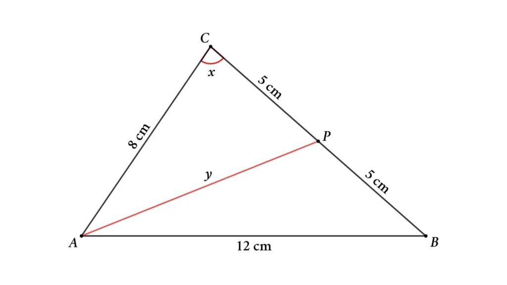 Trigonometry Math Problems with Triangles 2: Find the length of the median of the triangle